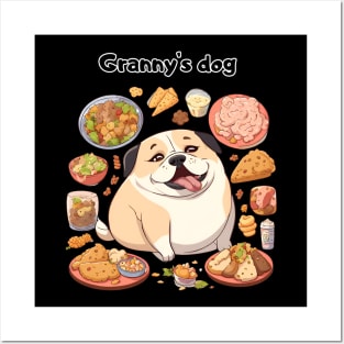 Granny's dog Posters and Art